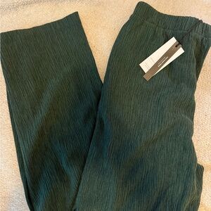 Who What Wear Forest Green Crinkle Pants